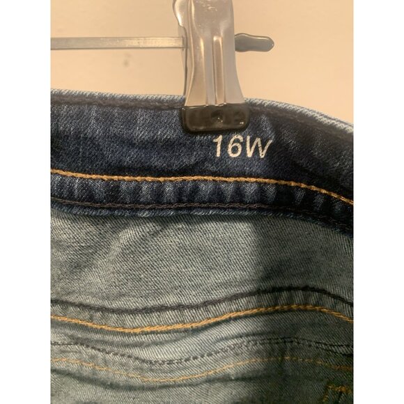 (D-106) Ana Womens Denim Jeans Size 16W Blue‎ Color - Picture 6 of 6
